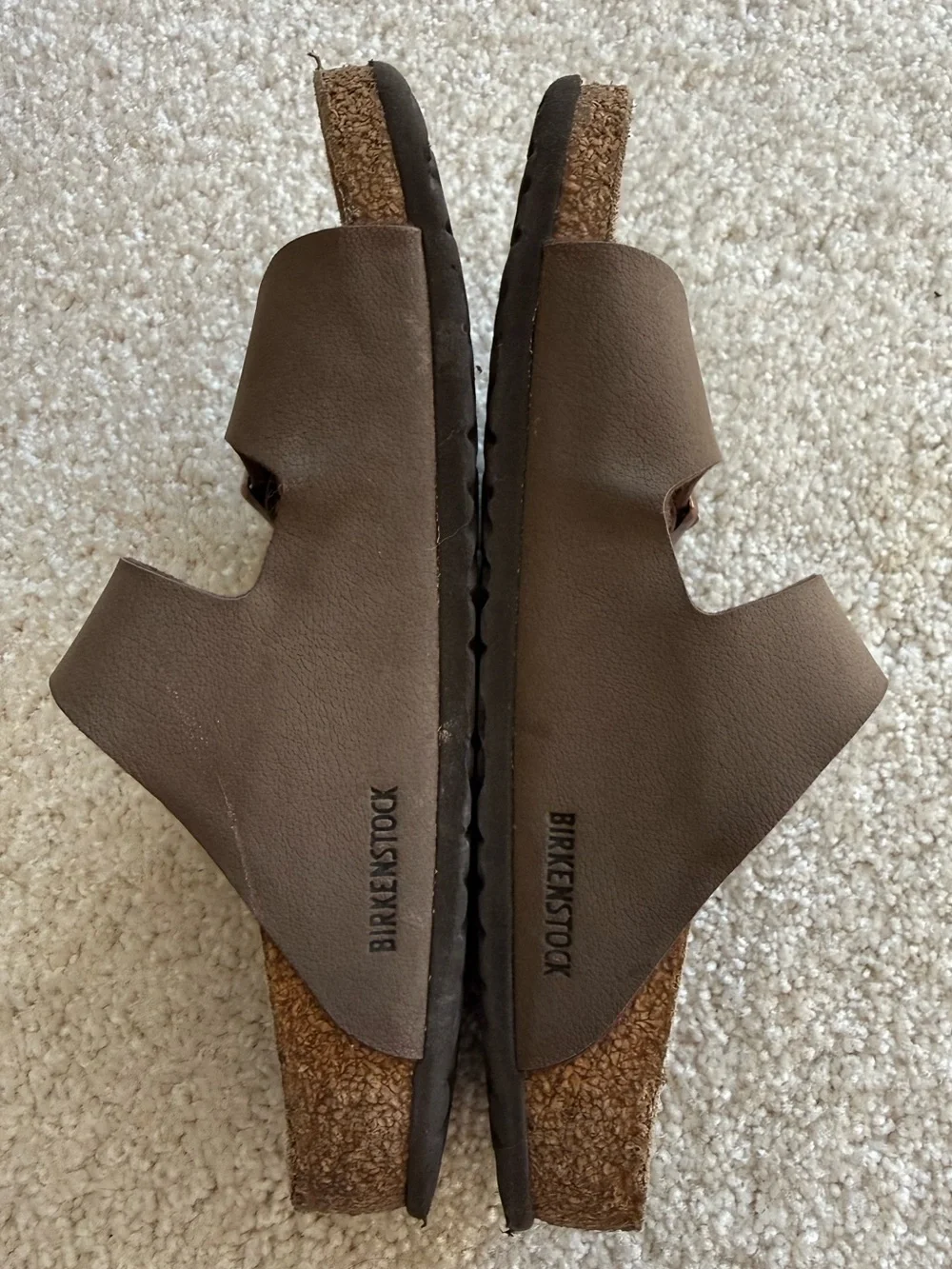 Birkenstock Kids’ Birk-Flor Arizona Brown Slide Sandals with Buckles